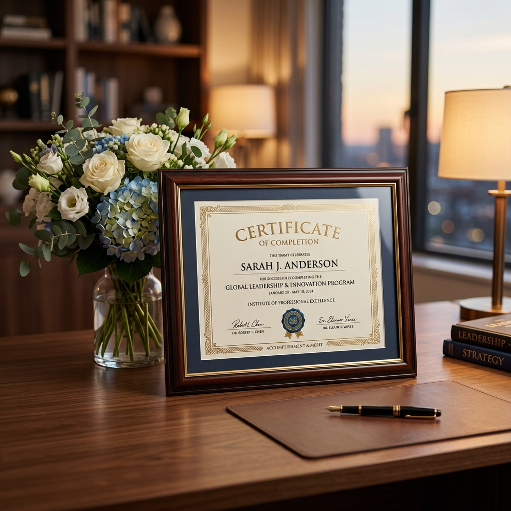 Certificado Mulher da Casa
